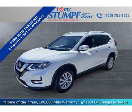 2019 Nissan Rogue SV is a White 2019 Nissan Rogue SV Car for Sale in Appleton WI