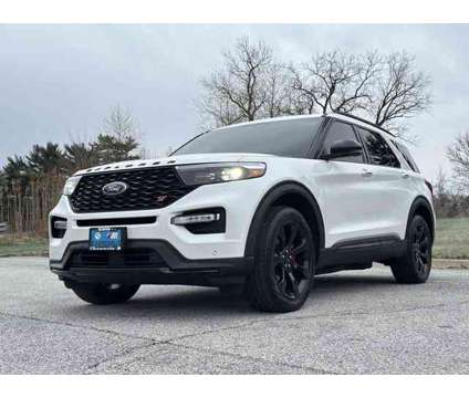 2021 Ford Explorer ST is a White 2021 Ford Explorer Car for Sale in Schererville IN