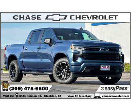 2024 Chevrolet Silverado 1500 LT is a Blue 2024 Chevrolet Silverado 1500 LT Car for Sale in Stockton CA