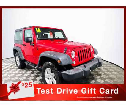 2016 Jeep Wrangler Sport is a Red 2016 Jeep Wrangler Sport Car for Sale in Tampa FL