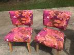 Retro floral chairs