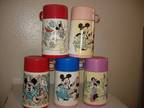 5 MICKEY MOUSE ~ Disney/Aladdin Thermos !