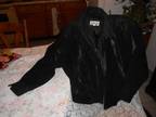 Suede Leather Black Jacket with Lining