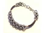 Leather and Chainmaille Bracelet