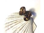 Vintage Bronze Wire Weave Swirl Ring