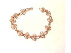 Copper Heart Links Bracelet