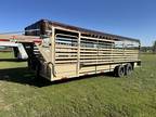 2024 Rhino 24 Foot Livestock with Canvas Top Stock