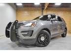 2018 Ford Explorer Police AWD Red/Blue Lightbar and LED Lights, Dual Partition