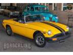 1978 MG MGB Roadster 1978 MG MGB Roadster 79176 Miles Rally Yellow with Black