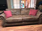 Soft leather sofa