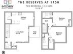 The Reserves at 1150 - 2 Bed 2.5 Bath Town Home
