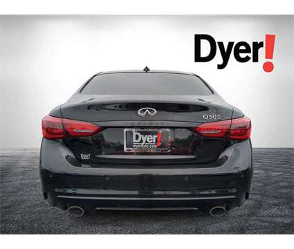 2023 INFINITI Q50 Red Sport 400 is a Black 2023 Infiniti Q50 Sedan in Vero Beach FL