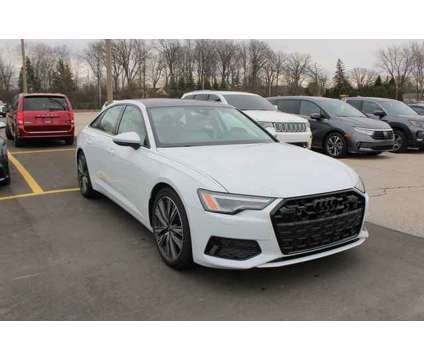 2024 Audi A6 2.0T Premium Plus quattro is a White 2024 Audi A6 2.0T Premium Sedan in Bay City MI