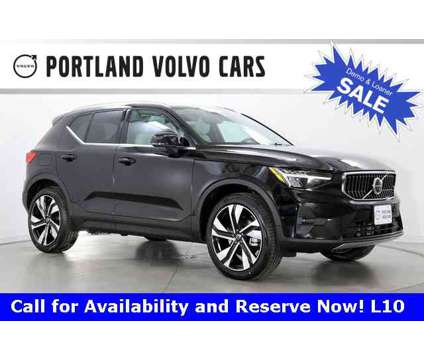 2024 Volvo XC40 B5 Plus Bright Theme is a Black 2024 Volvo XC40 SUV in Scarborough ME