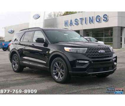 2024 Ford Explorer XLT is a Black 2024 Ford Explorer XLT SUV in Greenville NC