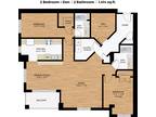 The Woodside - 2 Bedroom plus Den 2 Bath - zoom floorplan