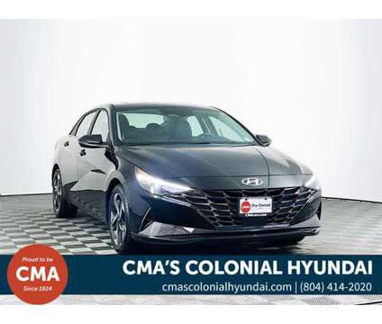 2023 Hyundai Elantra Limited is a Black 2023 Hyundai Elantra Limited Sedan in Colonial Heights VA