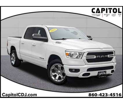 2021 Ram 1500 Big Horn/Lone Star is a White 2021 RAM 1500 Model Big Horn Truck in Willimantic CT