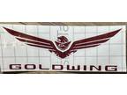 Honda Goldwing 1800 Logo Vinyl Decal GL1800 Deep Red