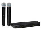 SHURE BLX288 / Beta 58A Wireless Vocal System w/2 BETA58 Microphones Express US