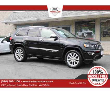 2017 Jeep Grand Cherokee for sale is a Black 2017 Jeep grand cherokee Car for Sale in Stafford VA
