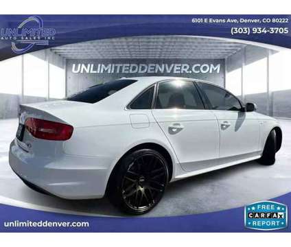 2014 Audi A4 for sale is a White 2014 Audi A4 3.2 quattro Car for Sale in Denver CO