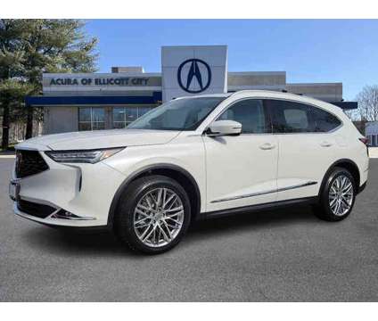 2024 Acura MDX w/Advance Package is a Silver, White 2024 Acura MDX Car for Sale in Ellicott City MD