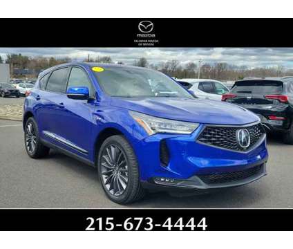 2022 Acura RDX w/A-Spec Advance Package is a Blue 2022 Acura RDX Car for Sale in Trevose PA