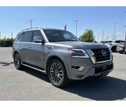 2021 Nissan Armada Platinum is a Silver 2021 Nissan Armada Platinum Car for Sale in Southaven MS