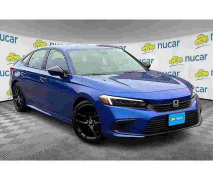 2022UsedHondaUsedCivicUsedCVT is a Blue 2022 Honda Civic Car for Sale in Norwood MA