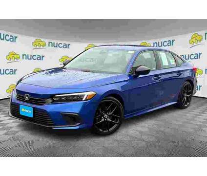 2022UsedHondaUsedCivicUsedCVT is a Blue 2022 Honda Civic Car for Sale in Norwood MA