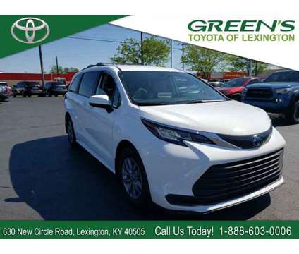 2022 Toyota Sienna LE is a White 2022 Toyota Sienna LE Car for Sale in Lexington KY