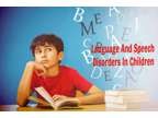 Language And Speech Disorders In Children