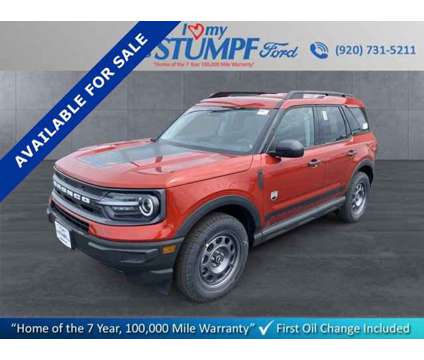 2024 Ford Bronco Sport Big Bend is a Red 2024 Ford Bronco Car for Sale in Appleton WI