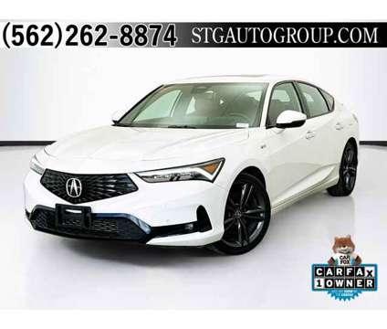 2023 Acura Integra A-Spec Tech Package is a White 2023 Acura Integra Car for Sale in Bellflower CA