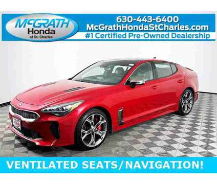 2018 Kia Stinger GT2 is a Red 2018 Kia Stinger GT2 Car for Sale in Saint Charles IL