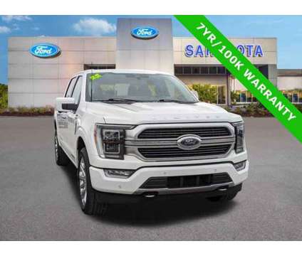 2022 Ford F-150 Limited is a White 2022 Ford F-150 Limited Car for Sale in Sarasota FL