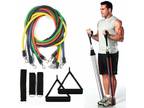 Superb 11pcs/set Pull Rope Fitness Exercises Resistance Bands for sale