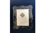 Waterford Crystal Swan Heart Scalloped Edge 5x7 Wedding Picture Frame
