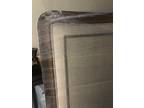 Queen Size Custom Wood and Fabric Headboard