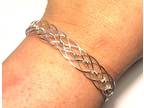 Silver Wire Braided Bracelet