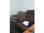 Recliner and chair with four stool