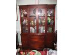 China cabinet, mahogany, (1940 - 1950's)