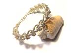 Silver Wire Woven Hearts Bracelet