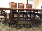 Eight seat dining table