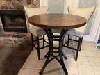 Havertys Copper Canyon Pub Table w/ 2 Chairs