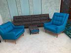 Vintage Mid century Thayer Coggin sofa & 2 chairs