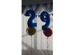 Offer: birthday helium filled balloons