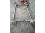 4 wheel trailer axles