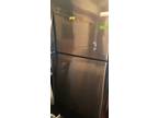 New Black Stainless Steel Refrigerator